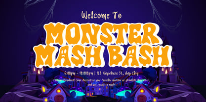 Haunted Carnival Font Poster 4