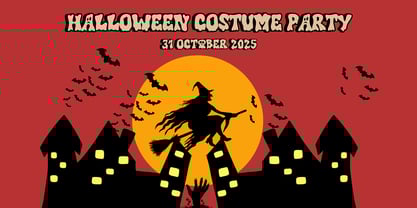 Haunted Carnival Font Poster 7