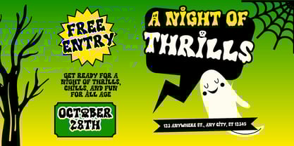 Haunted Carnival Font Poster 5