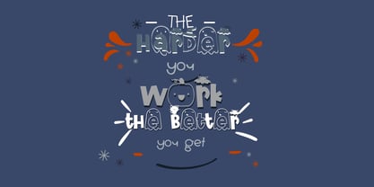 ZP Cutie Halloween Font Poster 3