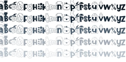 ZP Cutie Halloween Font Poster 5