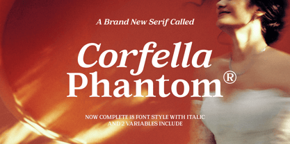 Corfella Phantom Font Poster 1