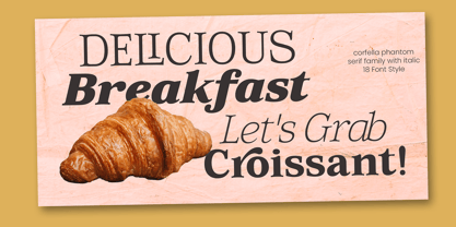 Corfella Phantom Font Poster 10