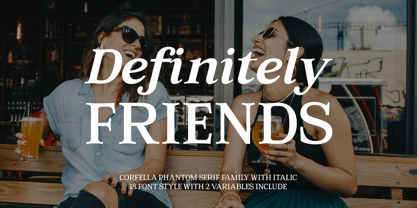 Corfella Phantom Font Poster 5