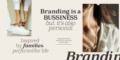 Corfella Phantom Font Poster 2