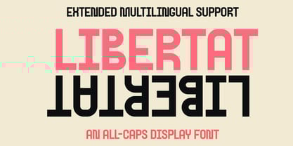 Libertat Font Poster 1