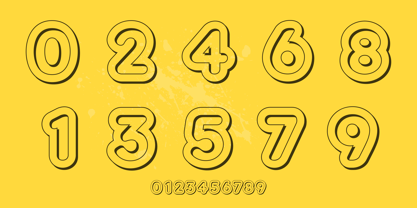 Nevaeh Engrave Font Poster 4