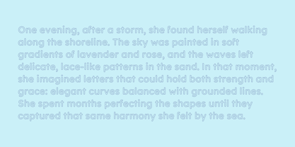 Nevaeh Outline Font Poster 3