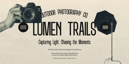 Ridjames Font Poster 2