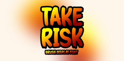Take Risk Font Poster 1