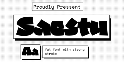 Saestu Font Poster 1