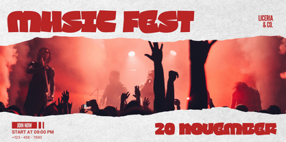 Saestu Font Poster 7