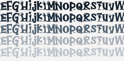 ZP Plague Returns Font Poster 6