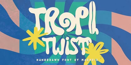Tropi Twist Font Poster 1