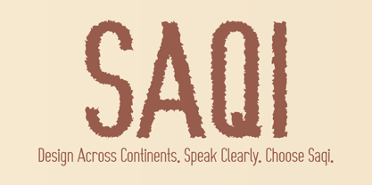 Saqi Font Poster 6