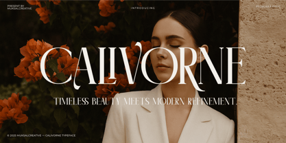 Calivorne Font Poster 1