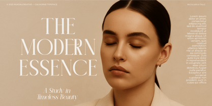 Calivorne Font Poster 9