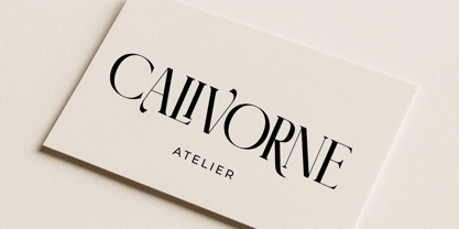 Calivorne Font Poster 5