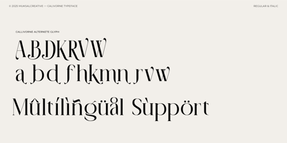 Calivorne Font Poster 10