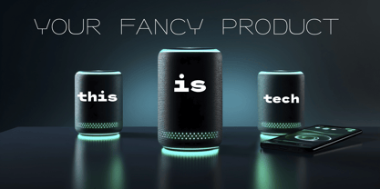 Monoset Font Poster 2