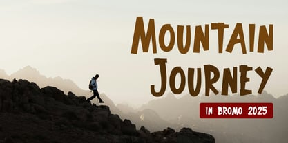 Adventure Awaits Font Poster 2