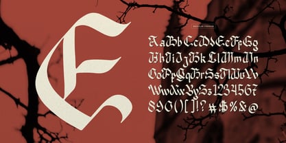 Nowdart Bleed Font Poster 10