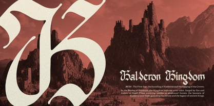 Nowdart Bleed Font Poster 3