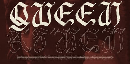 Nowdart Bleed Font Poster 5