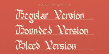 Nowdart Bleed Font Poster 2