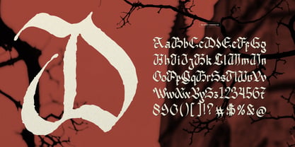 Nowdart Bleed Font Poster 12