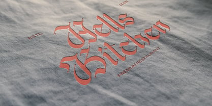 Nowdart Bleed Font Poster 8