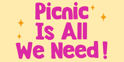 Comic Big Medium Font Poster 3