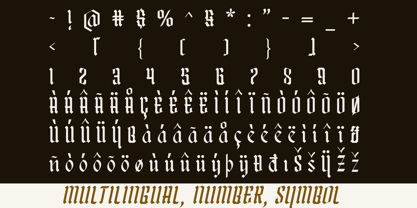 Skullines Font Poster 10