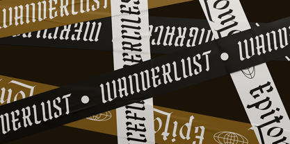 Skullines Font Poster 3