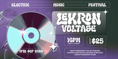 Oleho Senthor Font Poster 6