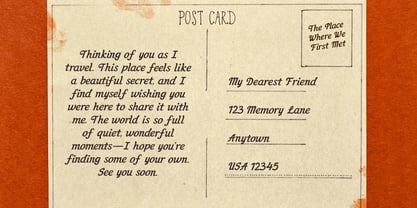 YJC Dear Dotty Font Poster 2