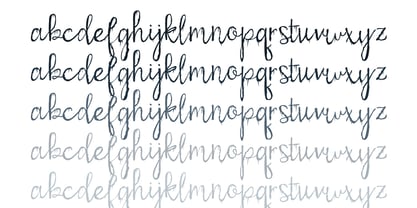 ZP Gossip Gruesome Font Poster 3