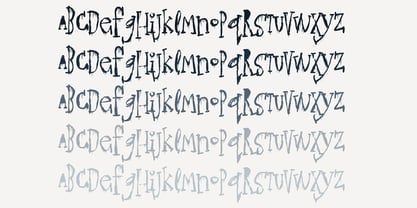 ZP Gossip Gruesome Font Poster 6