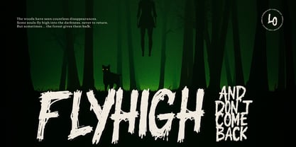 Last One Out Font Poster 3