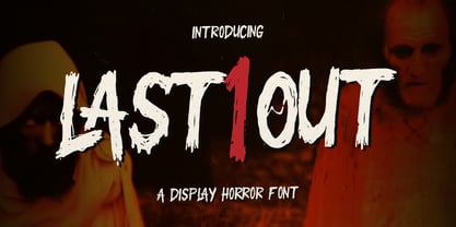 Last One Out Font Poster 1