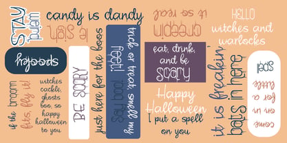 ZP Strawberry Scary Font Poster 2