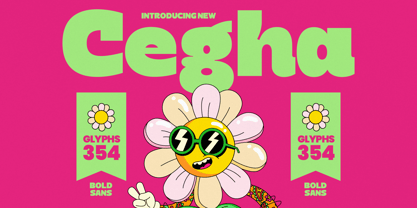 Cegha Font Poster 1