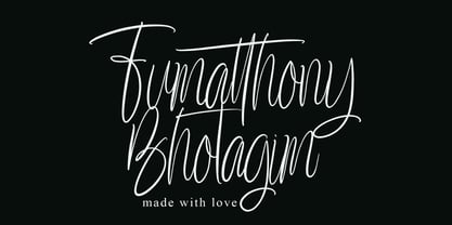 Fumatthony Bhotagim Font Poster 1