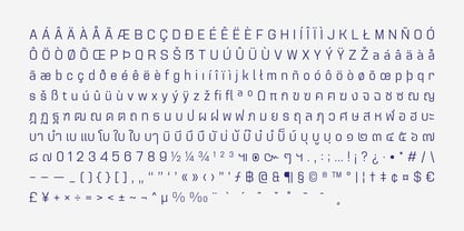 Attha Loopless Font Poster 6