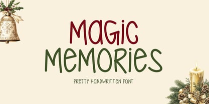 Magic Memories Font Poster 1