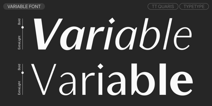 TT Quaris Font Poster 5