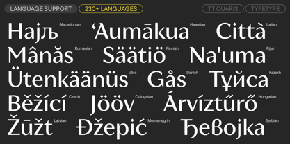 TT Quaris Font Poster 7