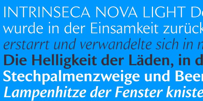 Intrinseca Nova Font Poster 6