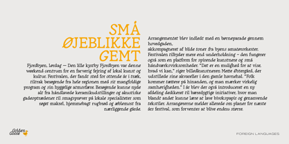 Golden Goose Font Poster 5