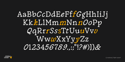 Golden Goose Font Poster 2